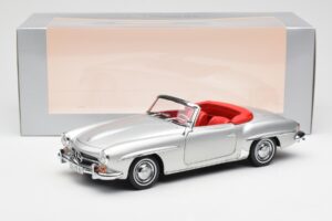 Mercedes 190 SL W121 Silber Norev 1:18 B660640604 Metall – Bild 8 von 8