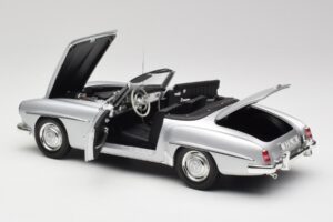 Mercedes 190 SL W121 Silber Grau Minichamps 1:18 100037031 Metall – Bild 5 von 8