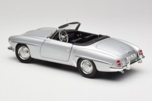 Mercedes 190 SL W121 Silber Grau Minichamps 1:18 100037031 Metall – Bild 7 von 8