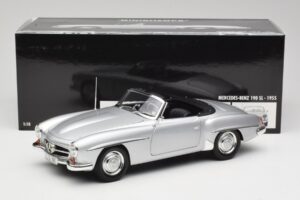 Mercedes 190 SL W121 Silber Grau Minichamps 1:18 100037031 Metall – Bild 8 von 8