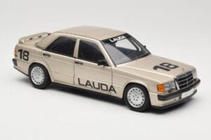 Mercedes 190E 2.3-16 W201 #1 N. Lauda Race of Champions Nurburgring 1984 AUTOart 1:18 88431 Metall – Bild 6 von 8