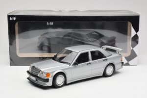 Mercedes 190E 2.5-16 EVO 1 W201 Silber Minichamps 1:18 155036001 Metall – Bild 6 von 6