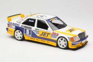 Mercedes 190E 2.5-16 EVO 1 W201 Team MS-Jet #5 M. Reuter DTM 1989 Minichamps 1:18 155893605 Metall – Bild 4 von 6
