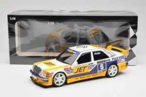 Mercedes 190E 2.5-16 EVO 1 W201 Team MS-Jet #5 M. Reuter DTM 1989 Minichamps 1:18 155893605 Metall – Bild 6 von 6