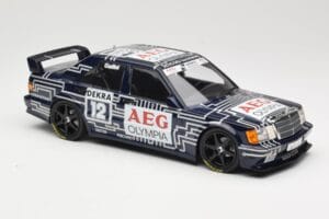 Mercedes 190E 2.5-16 EVO 1 W201 Team Snobeck #12 A. Cudini DTM 1989 Minichamps 1:18 155893612 Metall – Bild 4 von 6