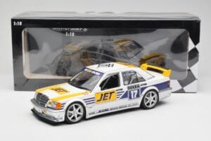 Mercedes 190E 2.5-16 EVO I W201 #17 Team MS-Jet J. van Ommen DTM 1990 Minichamps 1:18 155903617 Metall – Bild 6 von 6