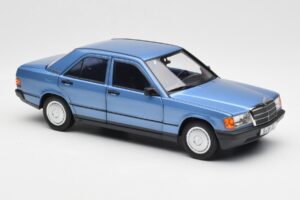 Mercedes 190E W201 Diamond Blau Händler Edition Norev 1:18 B66040661 Metall – Bild 6 von 8