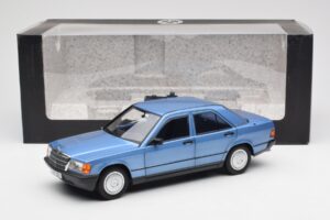 Mercedes 190E W201 Diamond Blau Händler Edition Norev 1:18 B66040661 Metall – Bild 8 von 8