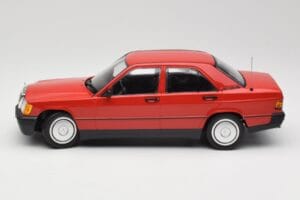Mercedes 190E W201 Rot Minichamps 1:18 155037000 Metall – Bild 3 von 6