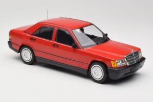 Mercedes 190E W201 Rot Minichamps 1:18 155037000 Metall – Bild 4 von 6