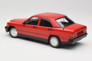 Mercedes 190E W201 Rot Minichamps 1:18 155037000 Metall – Bild 5 von 6