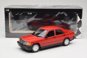 Mercedes 190E W201 Rot Minichamps 1:18 155037000 Metall – Bild 6 von 6