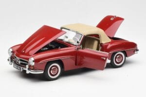 Mercedes 190SL W198 Rot AUTOart 1:18 76116 Metall – Bild 2 von 8
