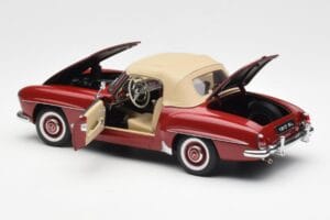 Mercedes 190SL W198 Rot AUTOart 1:18 76116 Metall – Bild 5 von 8