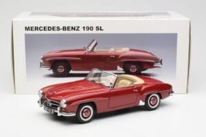Mercedes 190SL W198 Rot AUTOart 1:18 76116 Metall – Bild 8 von 8