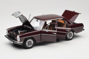 Mercedes 200 W115 Dunkel Rotbraun Norev 1:18 183778 Metall – Bild 2 von 8