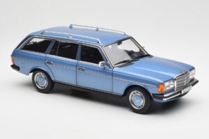 Mercedes 200 S123 T-Modell Diamond Blau Händler Edition Norev 1:18 B66040671 Metall – Bild 6 von 8