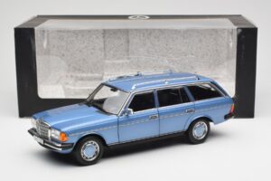 Mercedes 200 S123 T-Modell Diamond Blau Händler Edition Norev 1:18 B66040671 Metall – Bild 8 von 8