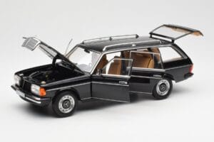 Mercedes 200 T S123 Schwarz Norev 1:18 183735 Metall – Bild 2 von 8