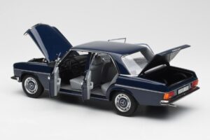 Mercedes 200 W114 Midnight Blau Händler Edition Norev 1:18 B66040694 Metall – Bild 5 von 8