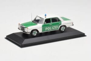 Mercedes 200 W115 Polizei Minichamps 1:43 400034090 Metall – Bild 2 von 4