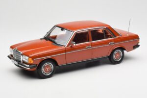 Mercedes 200 W123 English Rot Händler Edition Norev 1:18 B66040653 Metall
