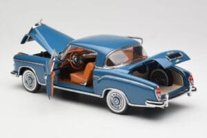 Mercedes 220 SE W128 Blau Sun Star 1:18 3561 Metall – Bild 5 von 8