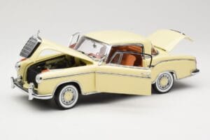 Mercedes 220 SE W128 Coupe Beige Sun Star 1:18 3562 Metall – Bild 2 von 8