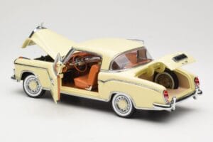 Mercedes 220 SE W128 Coupe Beige Sun Star 1:18 3562 Metall – Bild 5 von 8