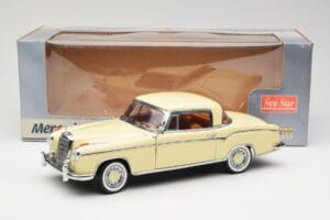 Mercedes 220 SE W128 Coupe Beige Sun Star 1:18 3562 Metall – Bild 8 von 8