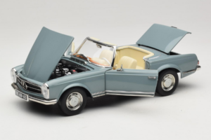 Mercedes 230 SL W113 Horizon Blue Norev 1:18 183992 Metall – Bild 2 von 9