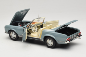Mercedes 230 SL W113 Horizon Blue Norev 1:18 183992 Metall – Bild 6 von 9