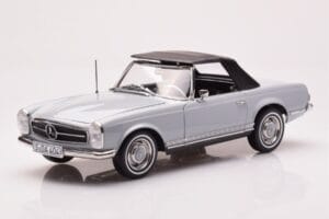 Mercedes 230 SL W113 Pagoda Grau Norev 1:18 183990 Metall – Bild 3 von 8
