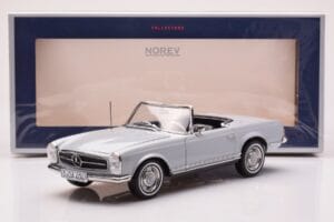 Mercedes 230 SL W113 Pagoda Grau Norev 1:18 183990 Metall – Bild 8 von 8