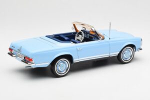 Mercedes 230 SL W113 Pagoda Horizon Blau Händler Edition Norev 1:18 B66040633 Metall – Bild 4 von 10