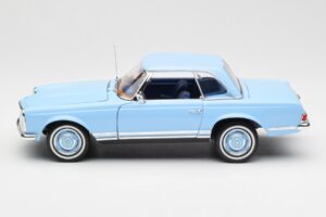 Mercedes 230 SL W113 Pagoda Horizon Blau Händler Edition Norev 1:18 B66040633 Metall – Bild 5 von 10