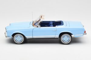 Mercedes 230 SL W113 Pagoda Horizon Blau Händler Edition Norev 1:18 B66040633 Metall – Bild 6 von 10