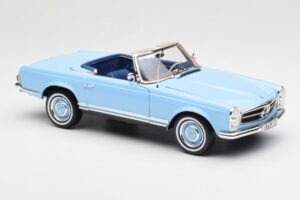 Mercedes 230 SL W113 Pagoda Horizon Blau Händler Edition Norev 1:18 B66040633 Metall – Bild 8 von 10