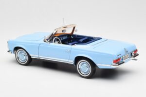 Mercedes 230 SL W113 Pagoda Horizon Blau Händler Edition Norev 1:18 B66040633 Metall – Bild 9 von 10