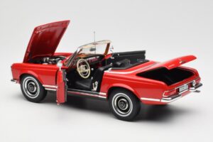 Mercedes 230 SL W113 Pagoda Rot Norev 1:18 B660640596 Metall – Bild 5 von 8