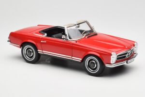 Mercedes 230 SL W113 Pagoda Rot Norev 1:18 B660640596 Metall – Bild 6 von 8