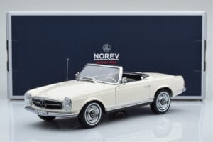 Mercedes 230 SL W113 Pagoda Weiss Limitierte Auflage Norev 1:18 183768 Metall – Bild 9 von 9