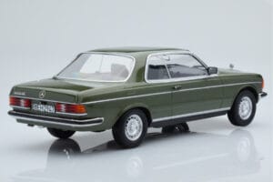 Mercedes 280 CE W123 Coupe Grün Norev 1:18 183704 Metall – Bild 2 von 6