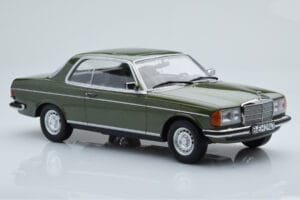 Mercedes 280 CE W123 Coupe Grün Norev 1:18 183704 Metall – Bild 4 von 6