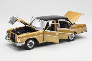 Mercedes 280 SE W108 Beige Händler Edition Norev 1:18 B66040680 Metall – Bild 2 von 8