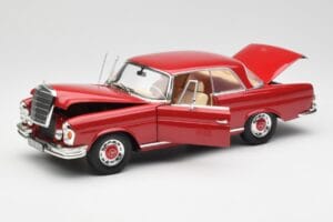 Mercedes 280 SE W108 Rot Norev 1:18 193527 Metall – Bild 2 von 8