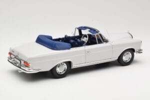 Mercedes 280 SE W111 Cabriolet Hellgrau Norev 1:18 183530 Metall – Bild 3 von 8