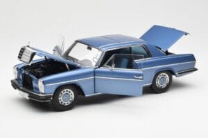 Mercedes 280C/8 W114 Coupe Blau Metallic AUTOart 1:18 76187 Metall – Bild 2 von 8