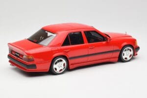 Mercedes 300E W124 6.0 AMG Signal Rot Otto 1:18 OT1104 Resin – Bild 2 von 6