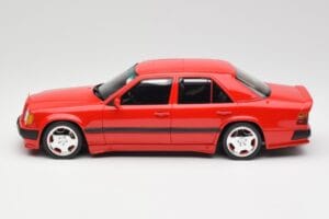 Mercedes 300E W124 6.0 AMG Signal Rot Otto 1:18 OT1104 Resin – Bild 3 von 6